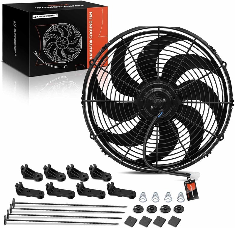 A-Premium 16 Inch Electric Radiator Cooling Fan Assembly - Image 1