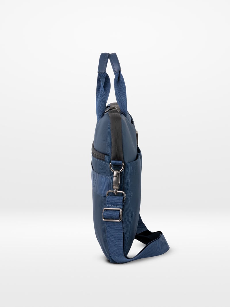 ORYX O-LapClassy Sleek Laptop Bag Minimalist Lightweight Work Bag Blue - Image 3