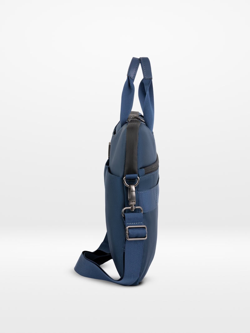 ORYX O-LapClassy Sleek Laptop Bag Minimalist Lightweight Work Bag Blue - Image 4