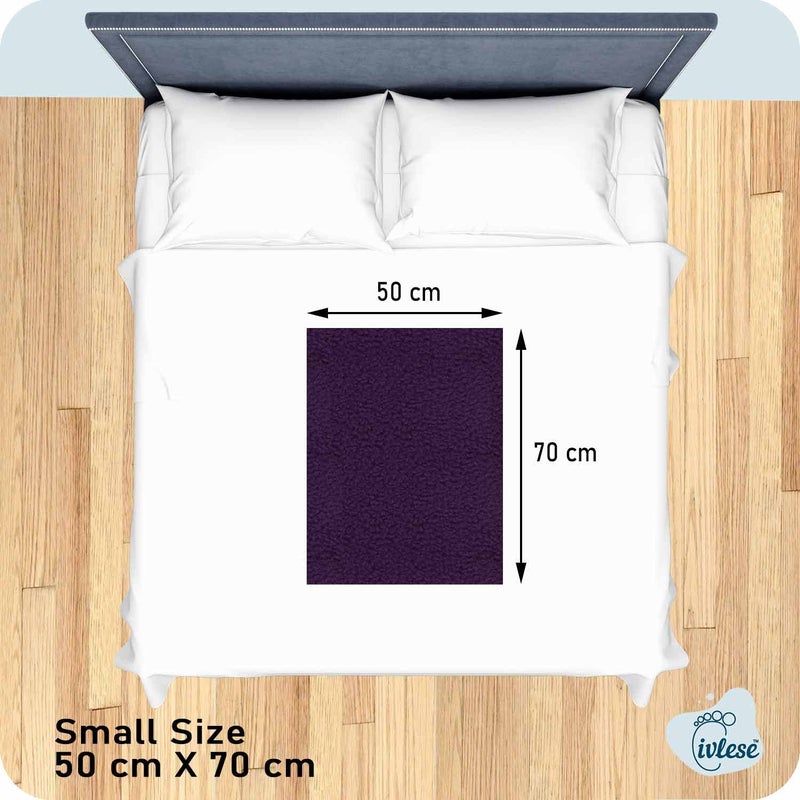 IVLESE Waterproof & Washable Baby Care Quick Dry Sheet (Small Size, Plum Color, Pack of 2) - Image 4