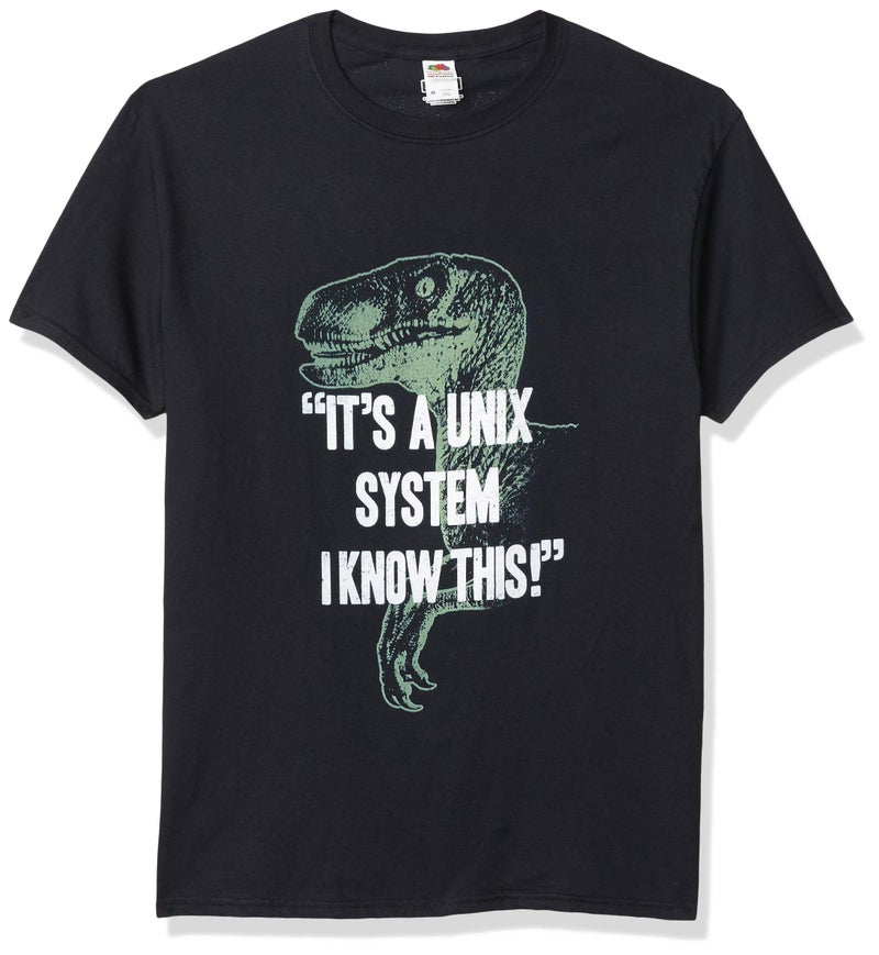 Jurassic Park Mens Know This T-Shirt T Shirt, Black, 3X US - Image 2