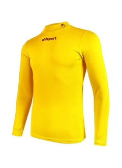 UHLSPORT uhlsport Men's Tight T-Shirt Dry tech base For sports training Long round neck Very light elastic fabric Long sleeves  - Image 2