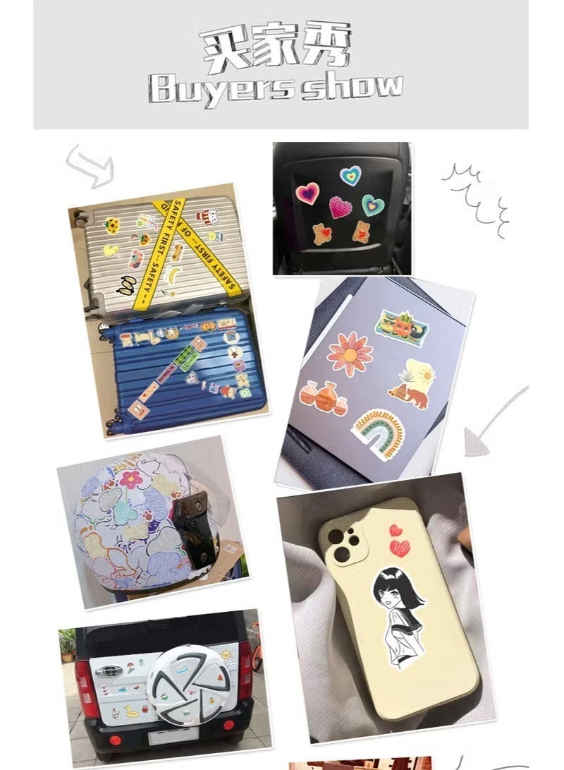 QZ A Set Containing 50 Non-repeating Demon Slayer Stickers, Perfect For Scrapbooks, Journals, Notebooks And Room Decoration. - Image 5