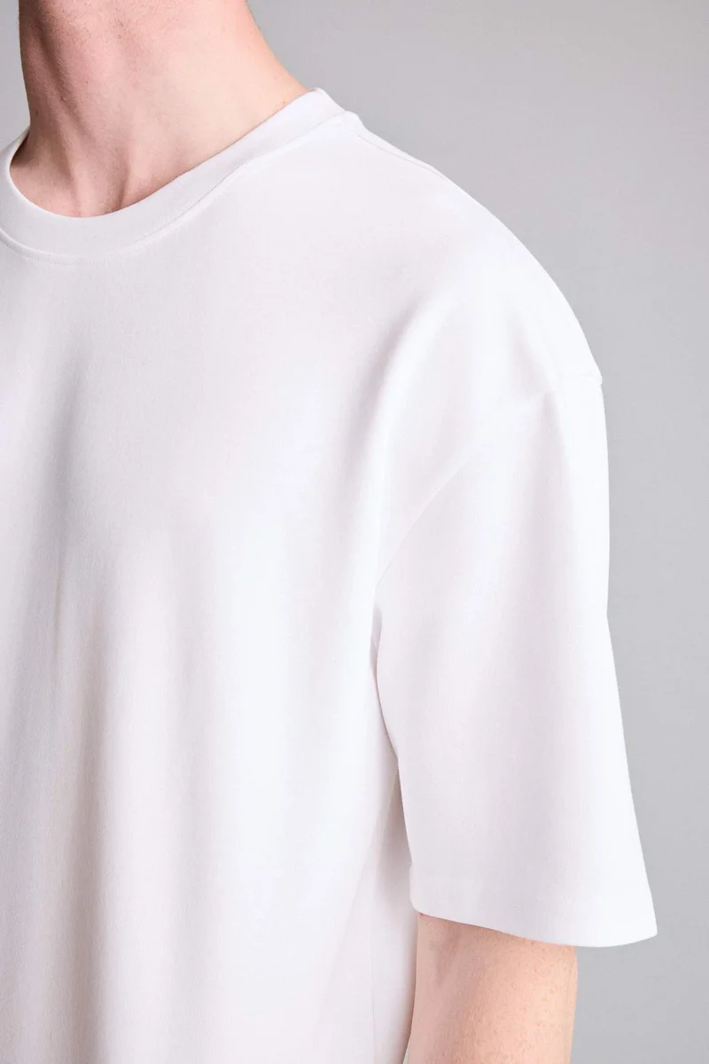 Defacto  Oversize Fit Crew Neck Short Sleeve T-Shirt for Men | Best Price UAE