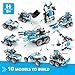 Engino Inventor STEM Robotic Kit Robotorized GinoBot Construction Toys for Kids 9 Building Kit Powered by Motor Coding STEM Toys Gifts for Boys Girls 10 Models to Build - Image 4