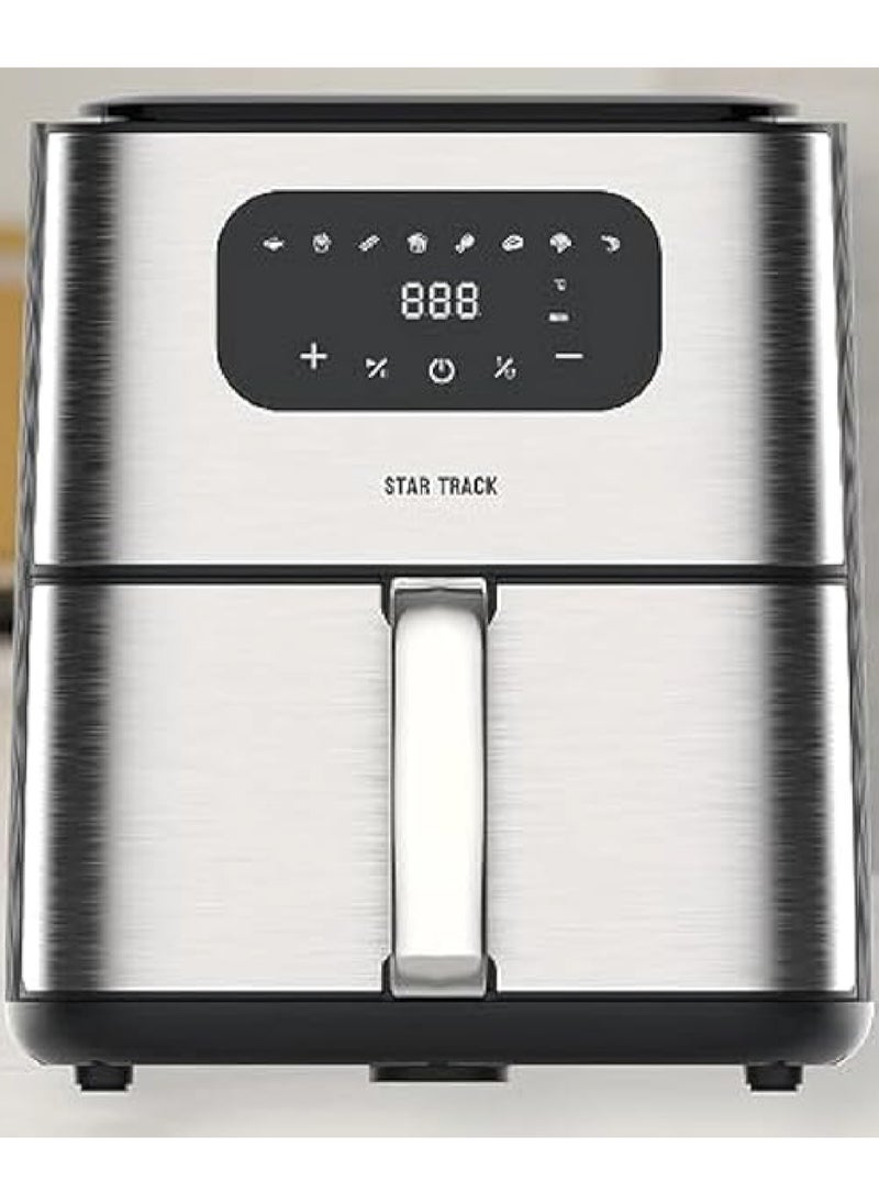 STAR TRACK STAR TRACK Air Fryer 4.2 Litres has 9 Blades Fan, 1520W with Touch Control Function and 8 Cooking Preset, Elegant Design For Home  - Image 2