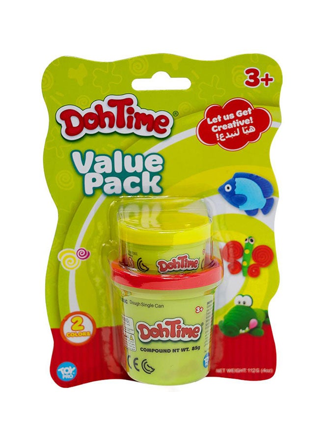DohTime دوه تايم عبوة قيمة 1 أونصة و3 أونصات علبة عجين متنوعة (قد يختلف اللون) - Image 4