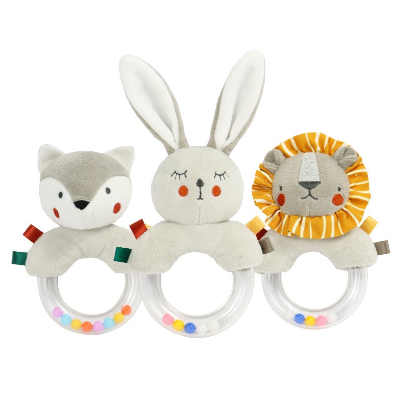AIPINQI New Baby Hand-Rattle Ring for 0-1 Year Olds - Plush Toy with Rattles, Perfect for Newborns - Image 5