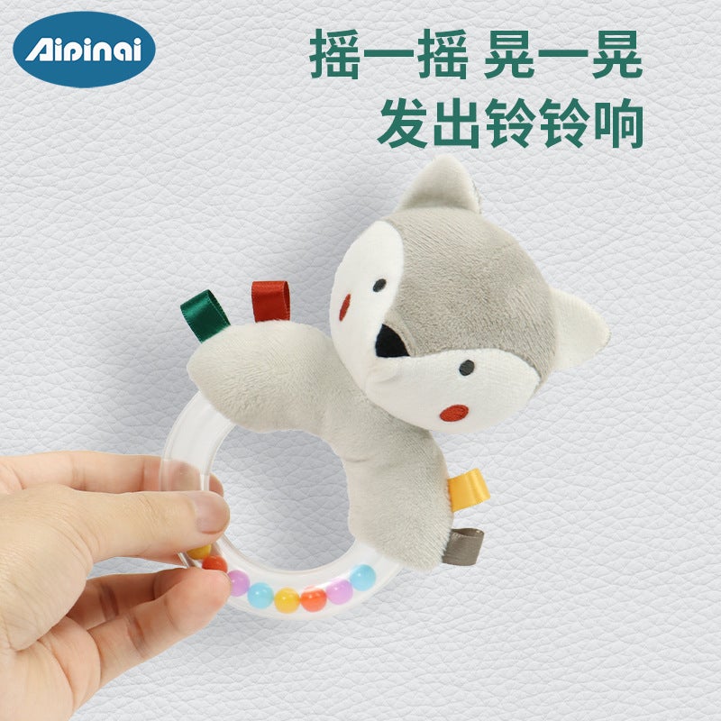 AIPINQI New Baby Hand-Rattle Ring for 0-1 Year Olds - Plush Toy with Rattles, Perfect for Newborns - Image 3
