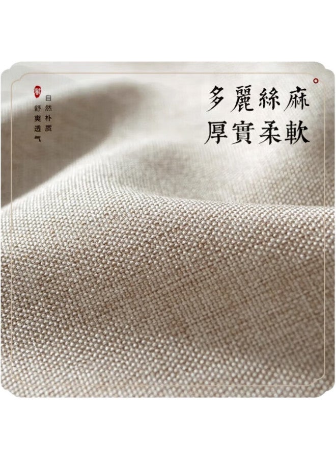 Avivi Aiwei Table Flag, Chinese-Style Tablecloth, Coffee Table Cloth, Long Tea Mat, Tea Table Fabric, Dining Table Mat, 33*180, National Color Radiance, Beige - Image 2