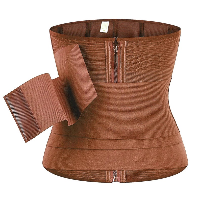Bluejw Women's Plus Size Waist Trainer Corset Cincher Body Shaper Girdle Trimmer for Slimming, Waist Trimmers Included - Image 1
