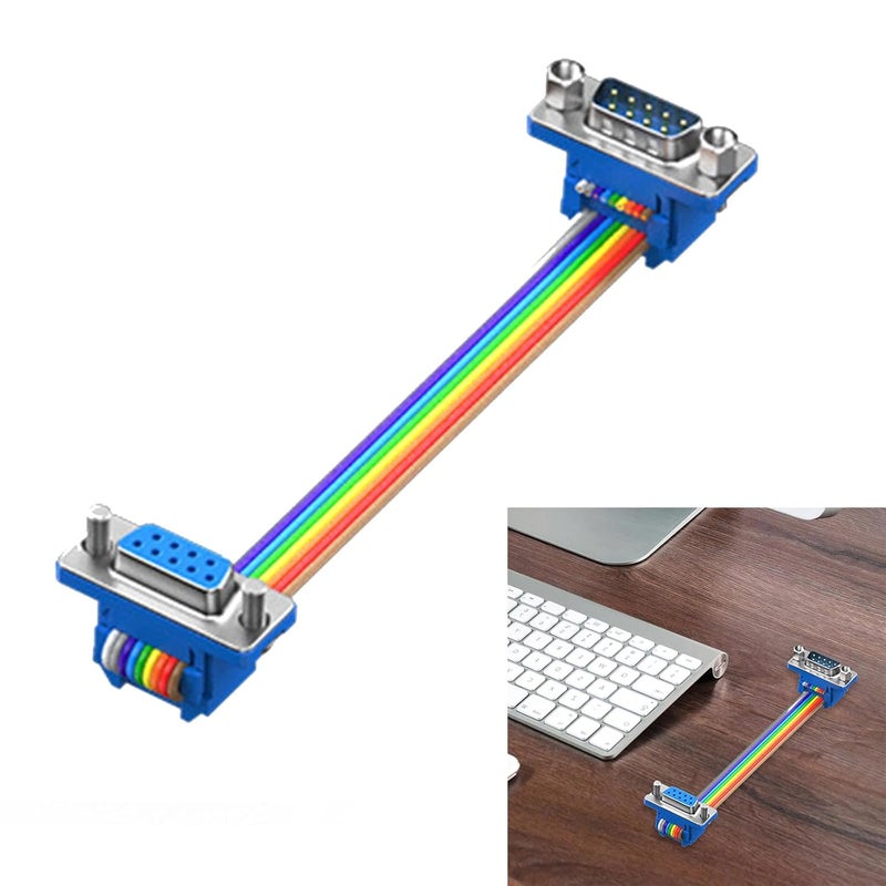 كابل RS232 سلسلي بـ 9 أطراف، موصلات من نوع ذكر إلى أنثى للطابعات - Image 2