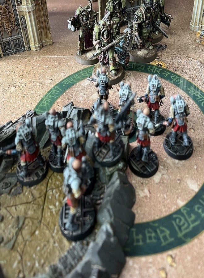 Jucoci Objective Point Markers 6PCS Set Objective Marker Compatible with WH40k Wargame (Miniature Not Included), Green - Image 4