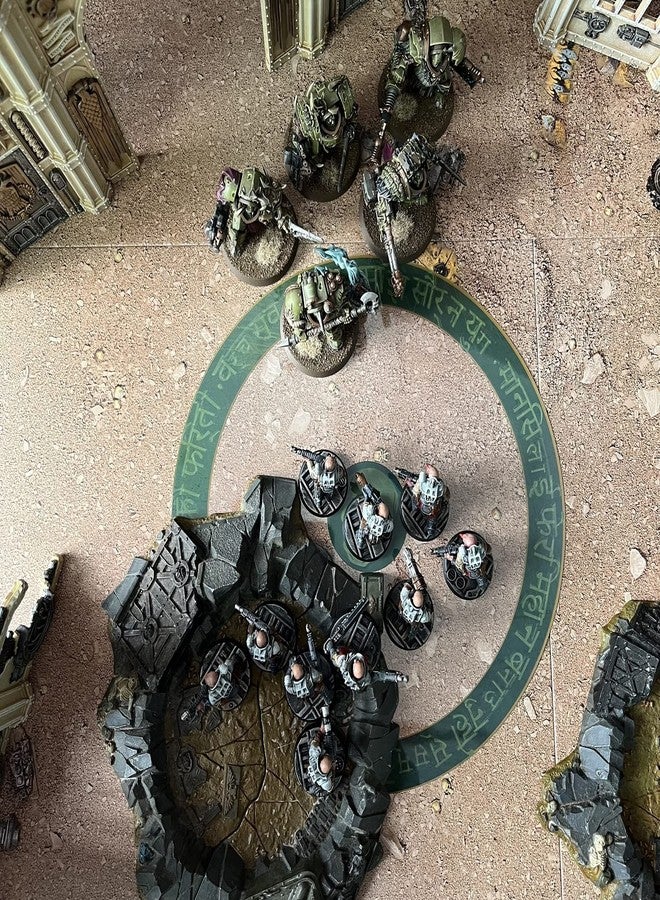 Jucoci Objective Point Markers 6PCS Set Objective Marker Compatible with WH40k Wargame (Miniature Not Included), Green - Image 5