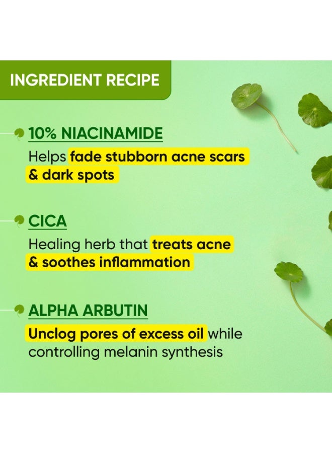 Dot & Key 10% Niacinamide + Cica Serum | Reduces Acne & Dark Spots | Niacinamide Serum | Controls Excess Oil, Quick Absorbing, & Lightweight | For Oily, Acne Prone & Sensitive Skin | 20ml - Image 4