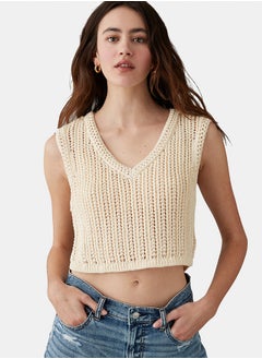 American Eagle AE Crochet Vest  - Image 2