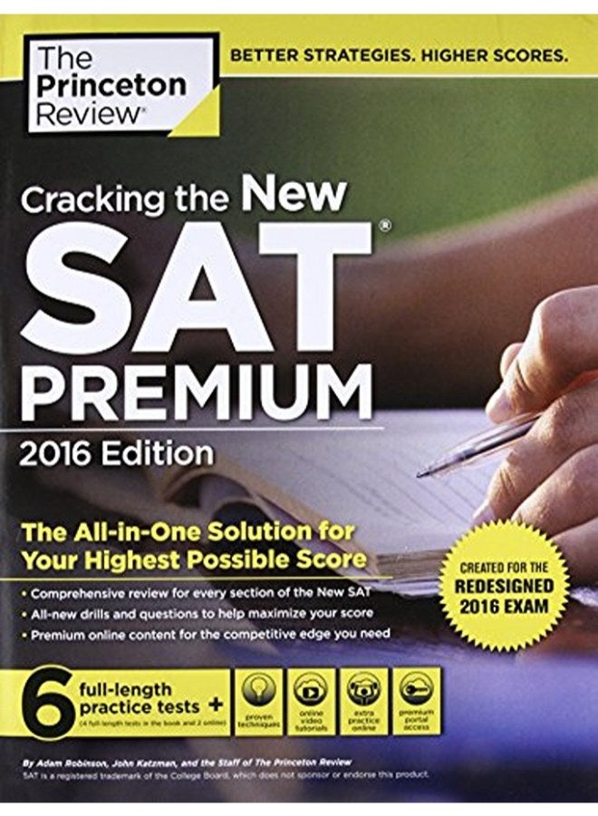 Cracking the New SAT Premium Edition, 2016 