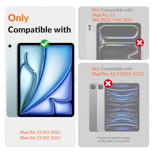 KCT 2 Pack Paperfeel Screen Protector for iPad Air 13 inch M3/M2 2025/2024 with AlignGuard Pro Tray, Write as Real Paper, High Sensitivity, Anti Glare - Image 2