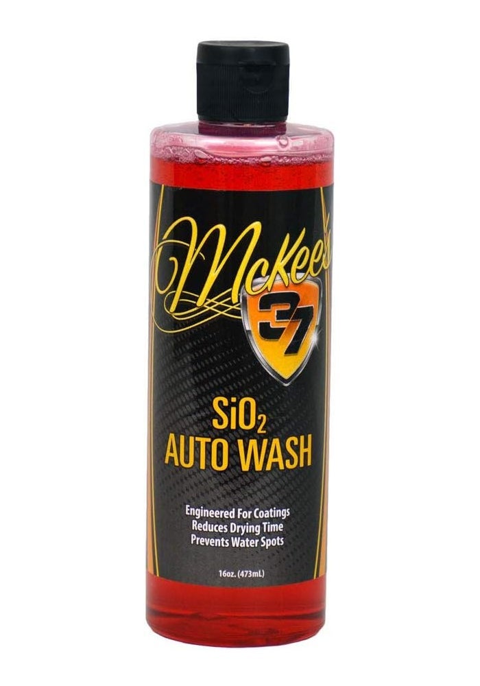 غسيل السيارات McKee's 37 Sio2، 16 أونصة سائلة - شامبو سيارات مركز