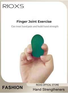 RIOXS 6 Pcs Hand Grip Strength Trainer Hand Squeeze Stress Balls and Silicone Five Finger Puller Hand Grip Strength Trainer for Adults and Kids Hand Strength Trainer Equipment  - Image 3
