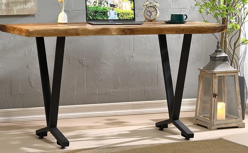 DECORILA أرجل طاولة معدنية ثقيلة من DECORILA بارتفاع 28 وعرض 177 أرجل أثاث DIY لطاولة الطعام وطاولة القهوة وطاولة المكتب فقط أرجل - Image 5