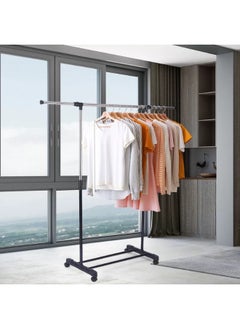 Living Black Metal Clothes Hanger Clothes Holder  - Image 1