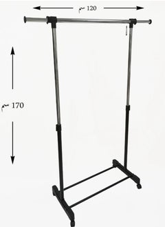 Living Black Metal Clothes Hanger Clothes Holder  - Image 4