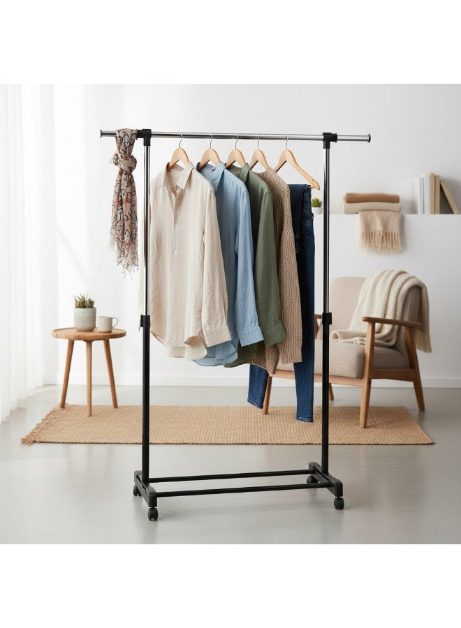 Living Black Metal Clothes Hanger Clothes Holder - Image 1