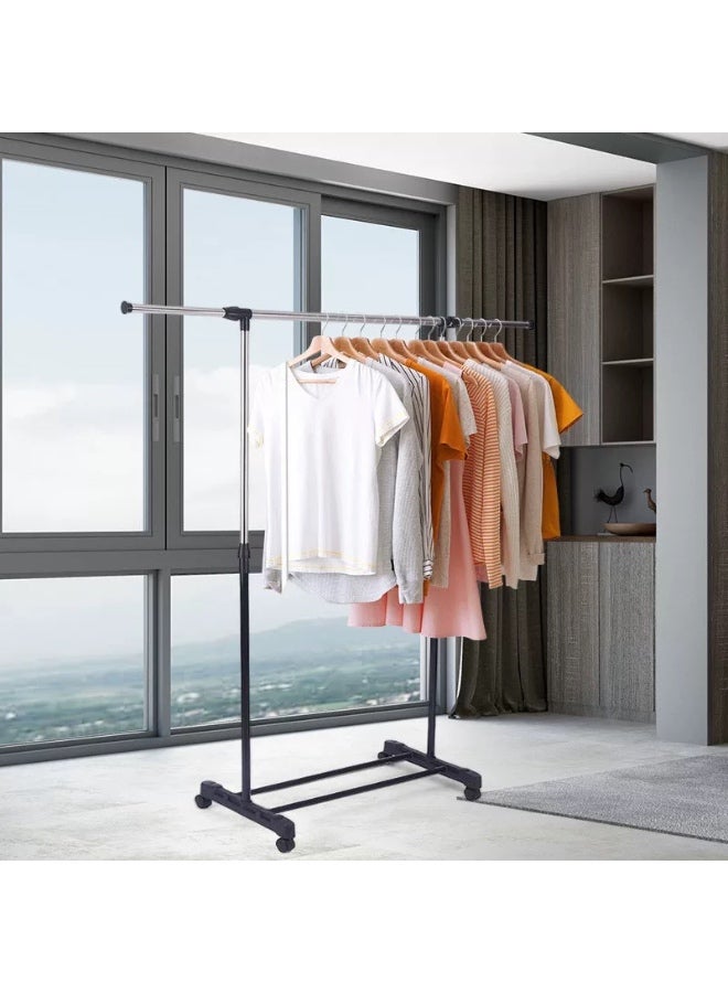 Living Black Metal Clothes Hanger Clothes Holder - Image 2