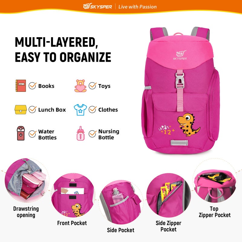 SKYSPER SKYSPER Children's Hiking Backpack Comfortable Backpack for Boys and Girls  - Image 2