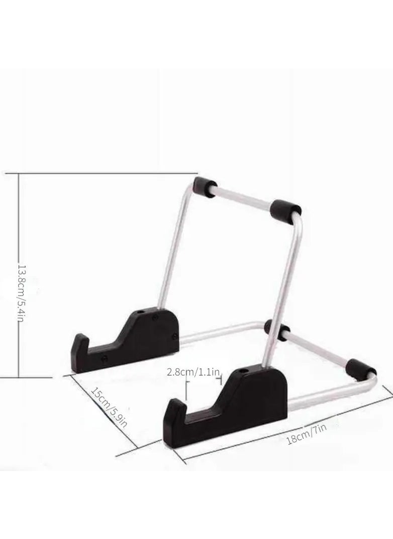 1pc Aluminum Alloy Collapsible Computer Stand With Three Angles Adjustable Bracket Suitable For Ipad And Any Other Types Of Tablet PCs