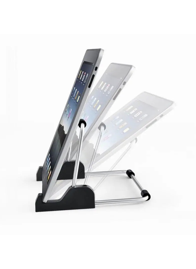 1pc Aluminum Alloy Collapsible Computer Stand With Three Angles Adjustable Bracket Suitable For Ipad And Any Other Types Of Tablet PCs