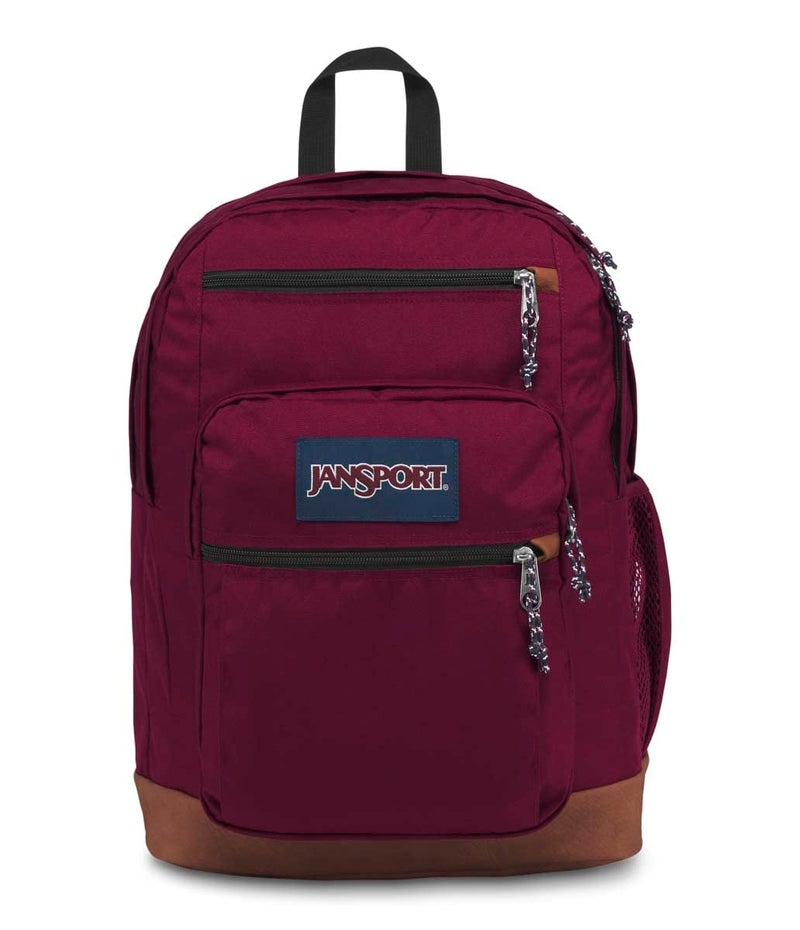 JANSPORT حقيبة جانسبورت كول، مع حافظة لابتوب 15 بوصة - حقيبة كمبيوتر كبيرة مع 2 قسم، أحزمة مريحة، أحمر روسيت - Image 1