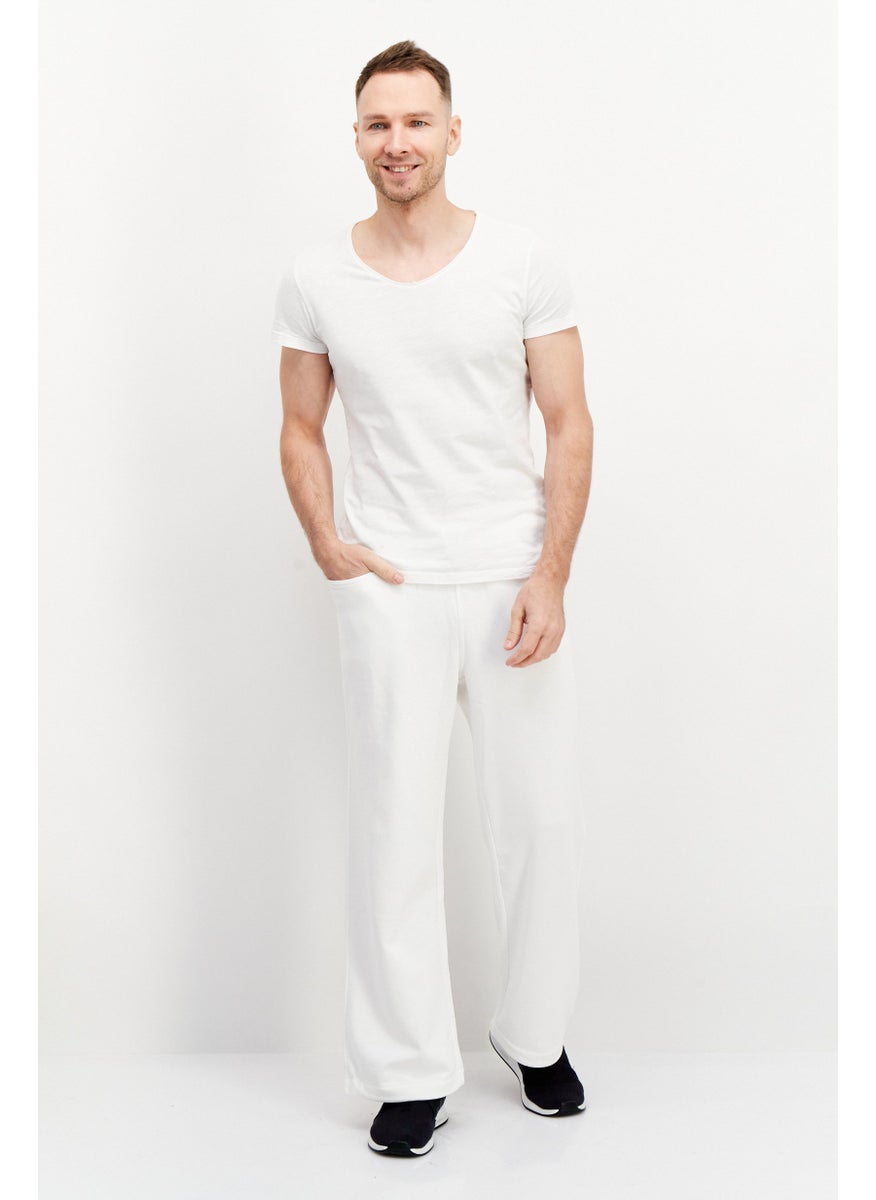 Men Regular Fit Solid Sweatpants, White - pzsku/Z11C6EFC6E0B69623F43EZ/45/_/1724351034/7c2c4622-2783-4a5f-8a92-8a8f680c2f10