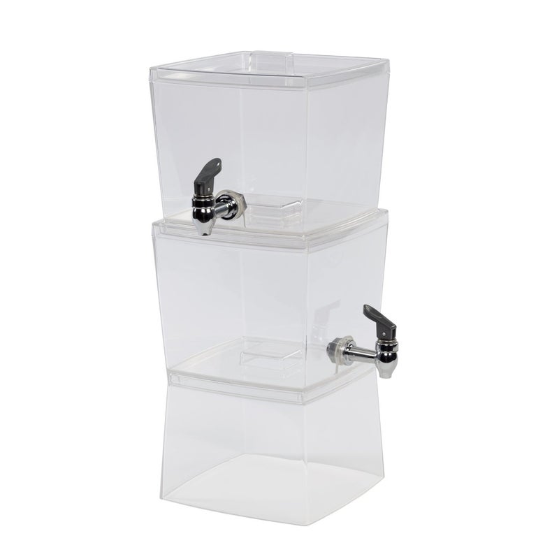 CreativeWare 2 Units 1.5 gallon Stacking Beverage Dispenser - Image 4