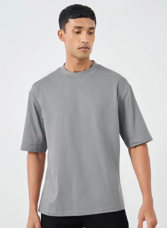 Styli Styli Oversized Crew Neck Short Sleeve T-Shirt