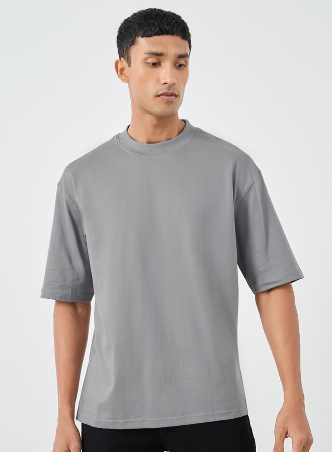 ستايلي تيشيرت بأكمام قصيرة وياقة دائرية بقصة واسعة - Image 3