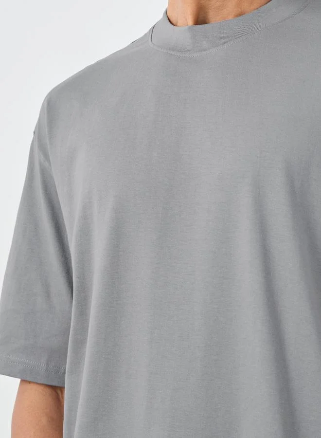 Styli Styli Oversized Crew Neck Short Sleeve T-Shirt