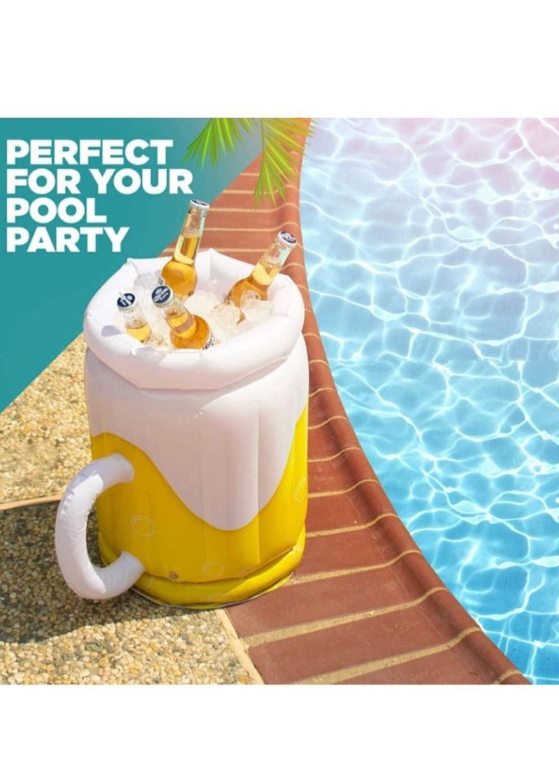 Generic PVC Ice Bucket Drink Cooler Ice Bucket Beverage Bottle Chiller Bin For Pool Party Supplies BBQ Beach Parties  - Image 3