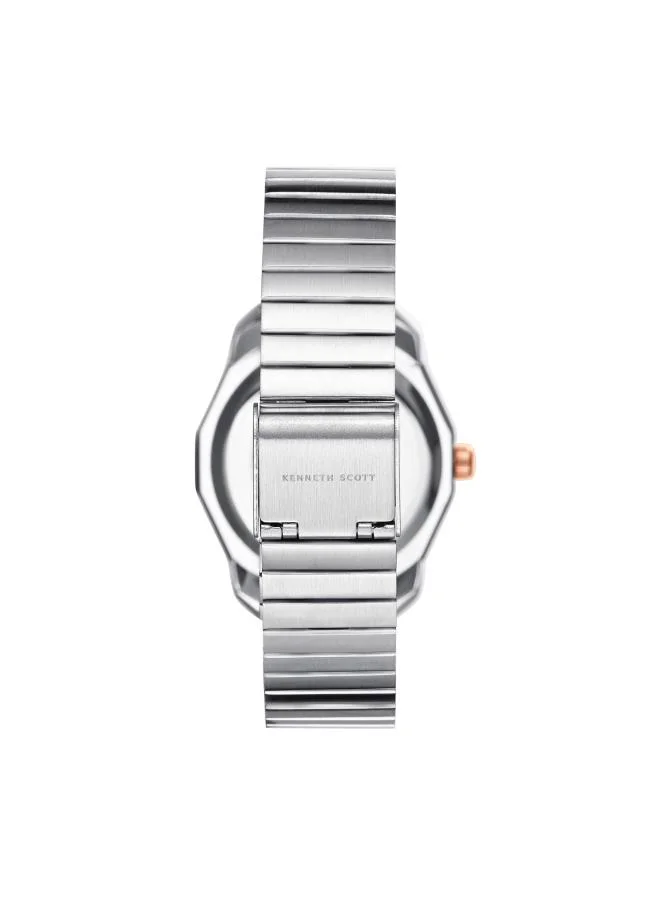 Kenneth Scott Green Women's Stainless Steel Analog Watch K24505-KBKH - 33 mm for Women | Best Price UAE