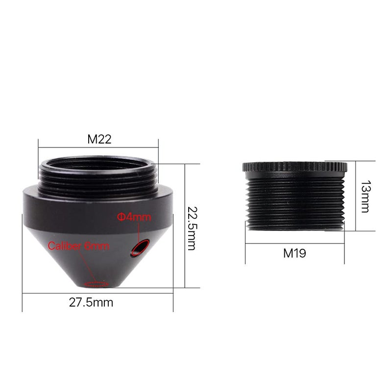 Cloudray Compound Engraving Nozzle Set Focus Lens Diameter 18mm with Compound Lens For Laser Engraving Machine - Image 5