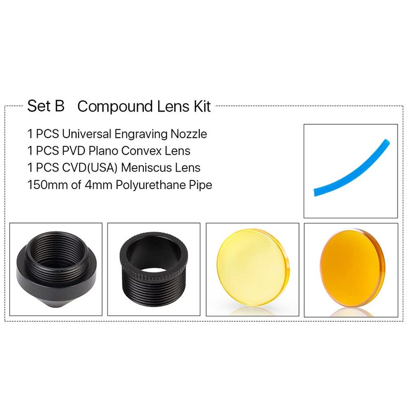 Cloudray Compound Engraving Nozzle Set Focus Lens Diameter 18mm with Compound Lens For Laser Engraving Machine - Image 4