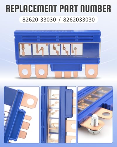JUWEVAZU 82620-33030 Fuse Fusible Link Block Assembly Fit for Toyota Camry 2007 2008 2009 2010 2011 Venza 2009 2010 2011 2012 2013 2014 2015, Multi Link Fuse Replace 8262033030 - Image 3