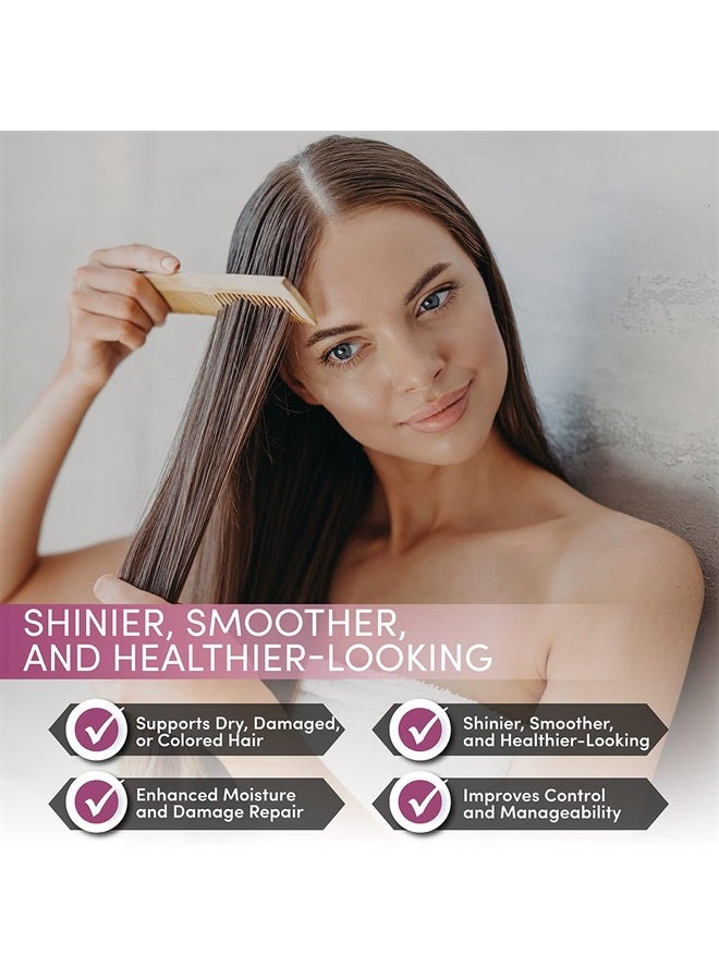 AGI Max Brazilian Natural Keratin Hair Treatment Kit for Straightening Curls and Frizz, Reducing Dry Damage, Nourish and Hydrate Root to Tip, Support Color Treated Styles - 1 liter - 3 Steps (3 x 500m - Image 5