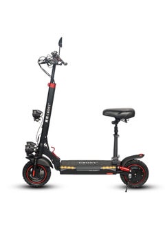 Crony T4 2000W High-Speed Adult Electric Scooter 48V 13AH – Max 65KM/H, 10" Off-Road Tires, Dual Suspension, Hydraulic Disc Brakes, 25–35KM Range, Foldable E-Scooter with Triple LED Headlights, Big LCD Display, Smart Lock, Rearview Mirror & Seat, Lightweight Aluminum Frame, 120KG Load – Ideal Electric Commuter E-Bike  - Image 2