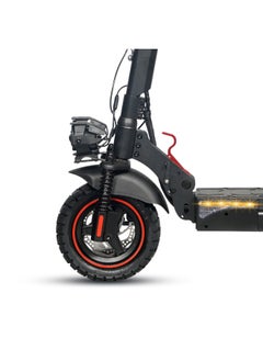 Crony T4 2000W High-Speed Adult Electric Scooter 48V 13AH – Max 65KM/H, 10" Off-Road Tires, Dual Suspension, Hydraulic Disc Brakes, 25–35KM Range, Foldable E-Scooter with Triple LED Headlights, Big LCD Display, Smart Lock, Rearview Mirror & Seat, Lightweight Aluminum Frame, 120KG Load – Ideal Electric Commuter E-Bike  - Image 3