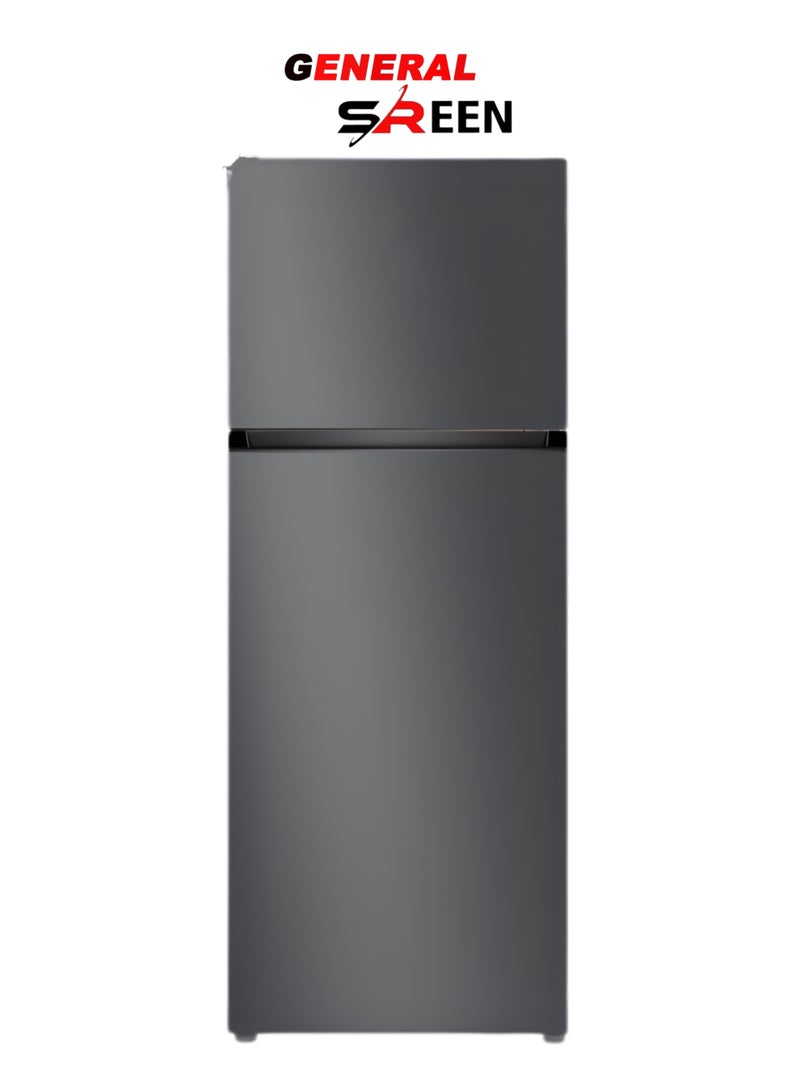 General SREEN Top Mount No Frost Refrigerator 14.90 Cu Ft Dark Silver – GSRF-420NFS - Image 1