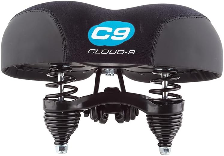 Cloud-9 Cruiser Gel Saddle, 10.5" x 10.5" - Ergonomic Black Lycra Seat for Ultimate Comfort - Image 2