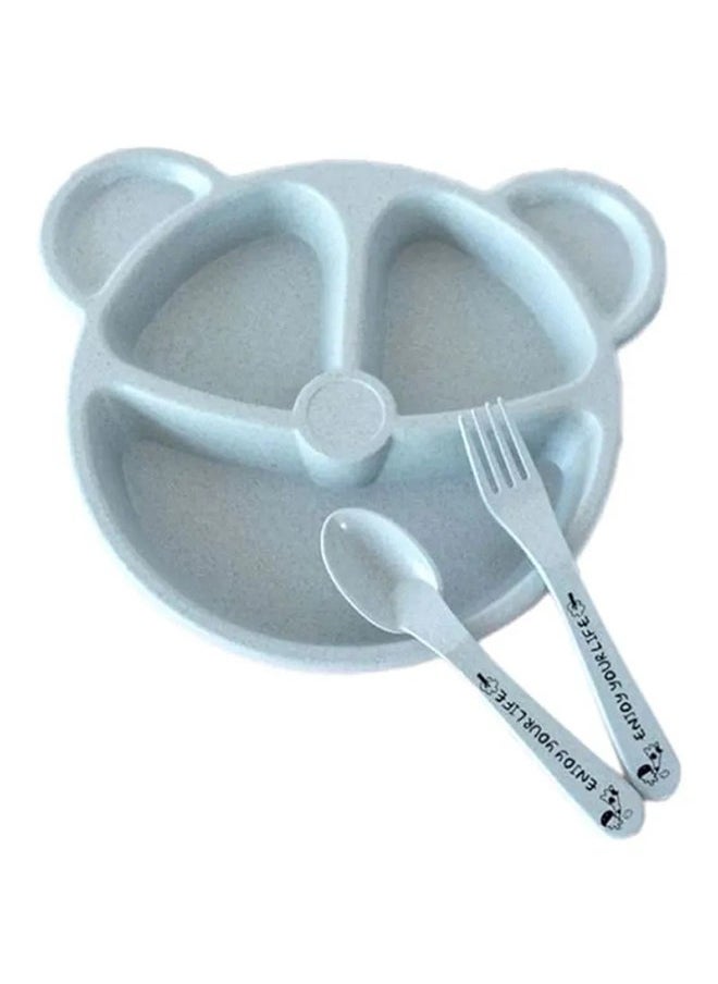 Gonice 3-Piece Durable Long-Lasting Wheat Straw Counterpart Dinnerware Set  - Image 1