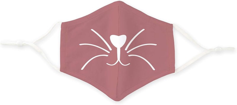 WeddingStar قناع وجه قماش قابل للغسل للأطفال 3 طبقات قابل لإعادة الاستخدام وقابل للتعديل مع جيب فلتر - Image 2